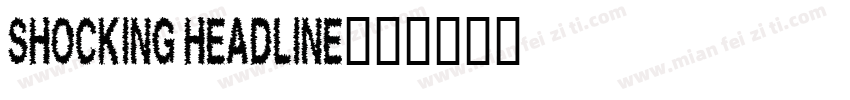 shocking headline字体转换